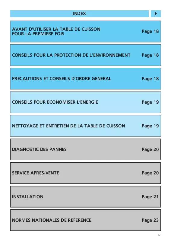 Mode d'emploi WHIRLPOOL AKR 301/NB/S