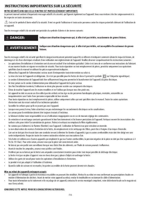 Mode d'emploi WHIRLPOOL AKR 634 GY