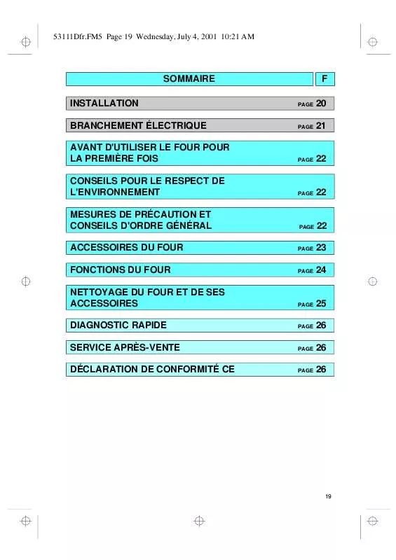 Mode d'emploi WHIRLPOOL AKZ 107 IX