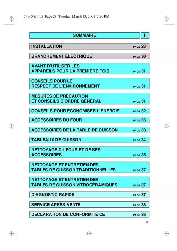 Mode d'emploi WHIRLPOOL AKZ 312 WH