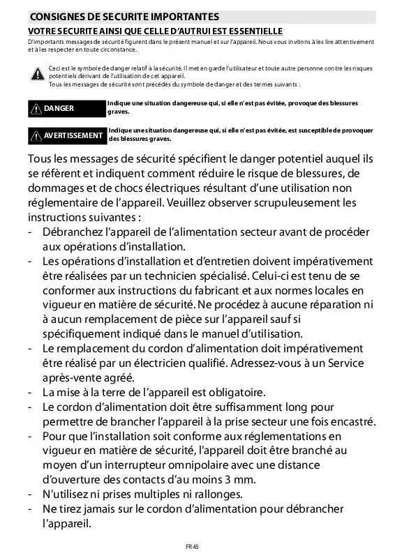 Mode d'emploi WHIRLPOOL AKZM 7540/IX