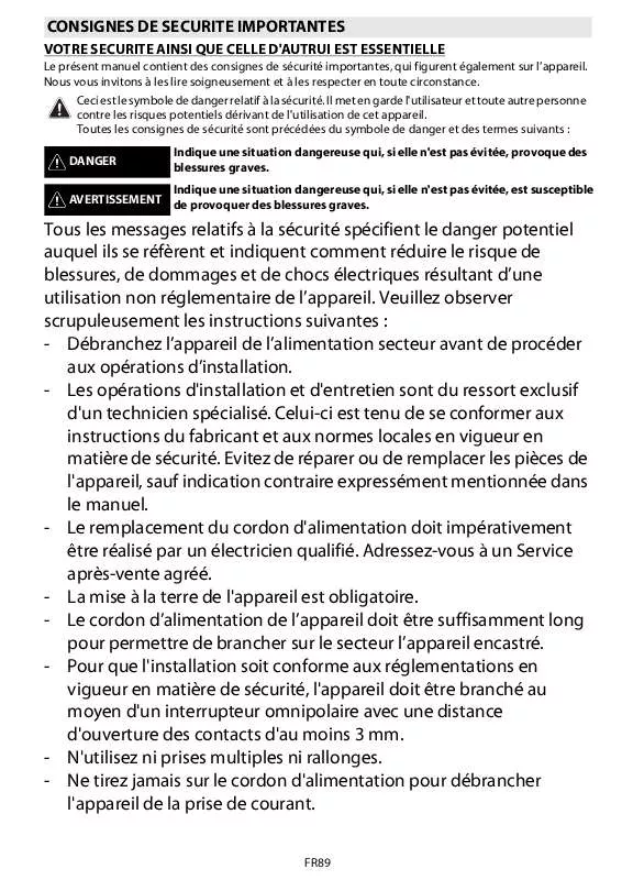 Mode d'emploi WHIRLPOOL AKZM 8900/GK