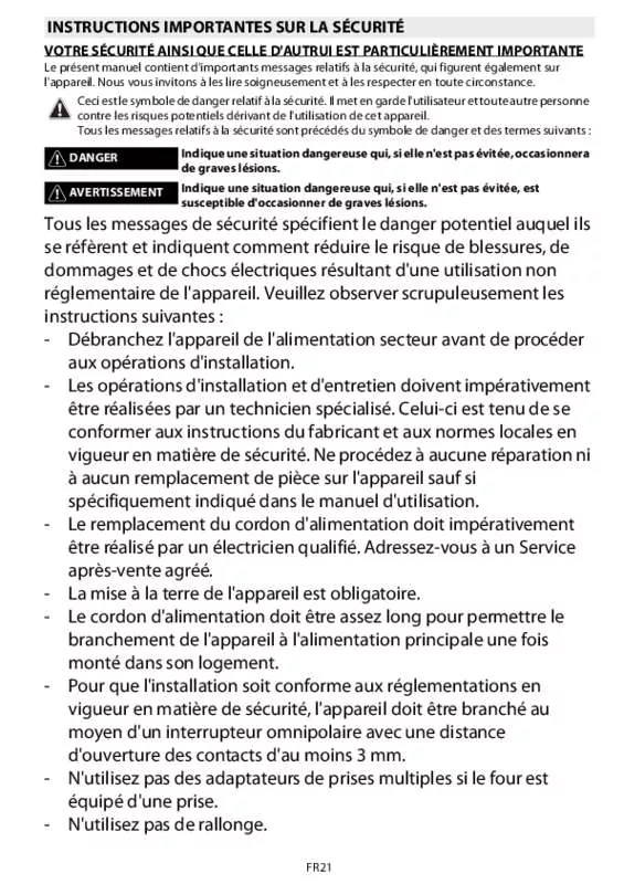 Mode d'emploi WHIRLPOOL AKZM769NB