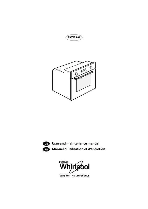 Mode d'emploi WHIRLPOOL AKZM781IX