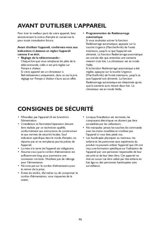 Mode d'emploi WHIRLPOOL AMD 051