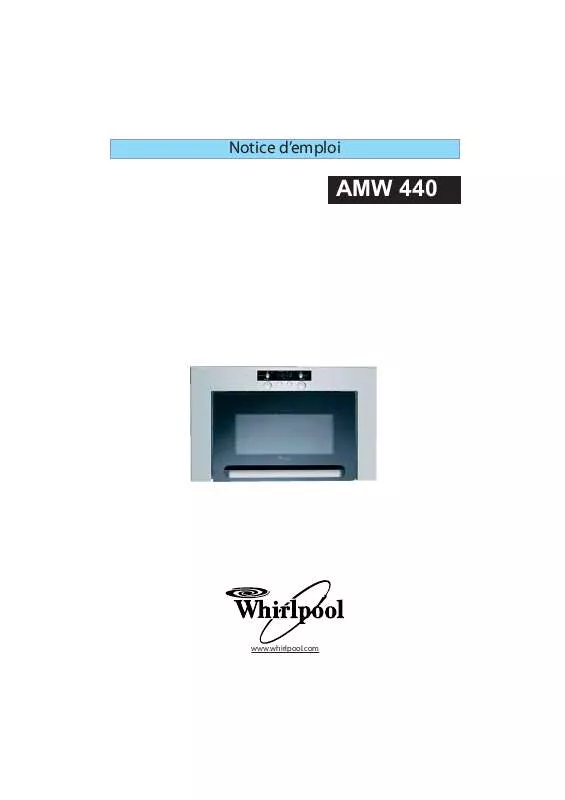 Mode d'emploi WHIRLPOOL AMW 440 BL