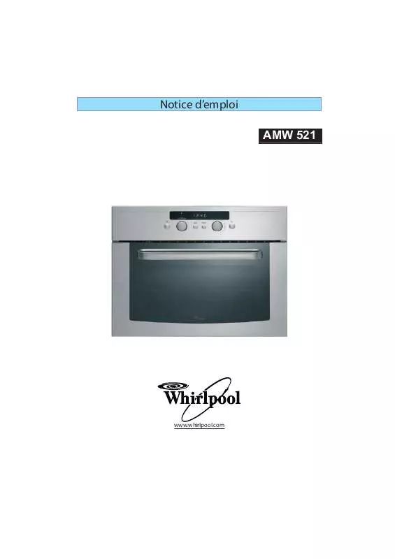 Mode d'emploi WHIRLPOOL AMW 521 IX