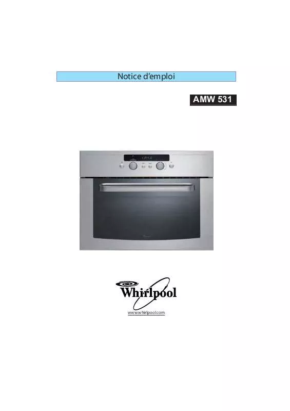 Mode d'emploi WHIRLPOOL AMW 531 IX