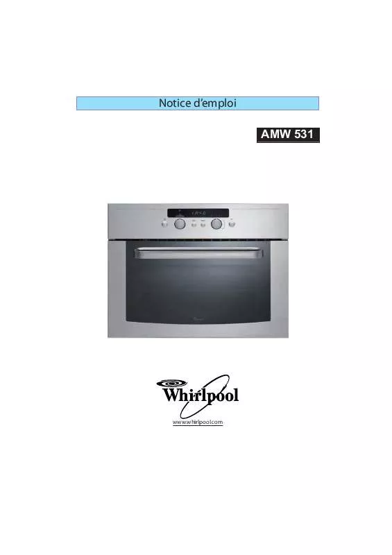 Mode d'emploi WHIRLPOOL AMW 531 WH