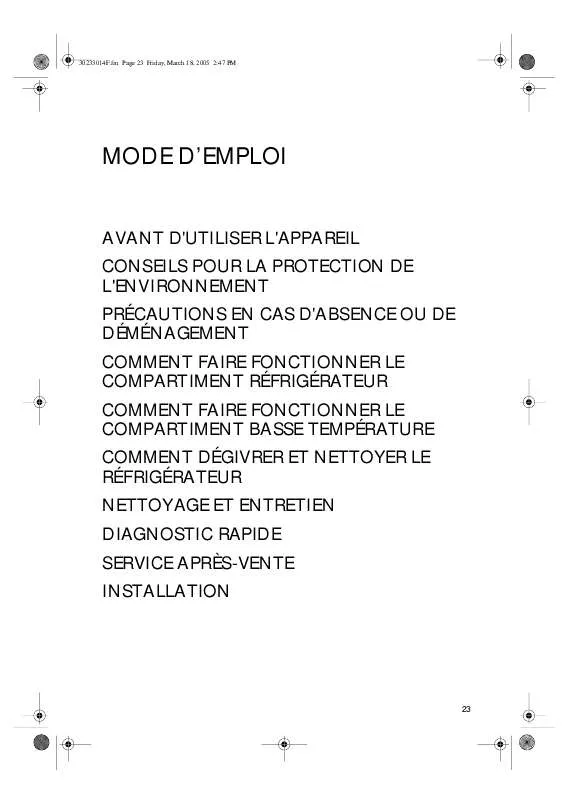 Mode d'emploi WHIRLPOOL ARC 1685/1