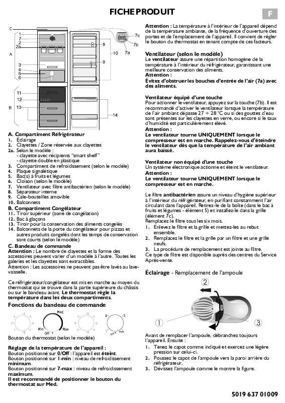 Mode d'emploi WHIRLPOOL ARC 5714/1 IX