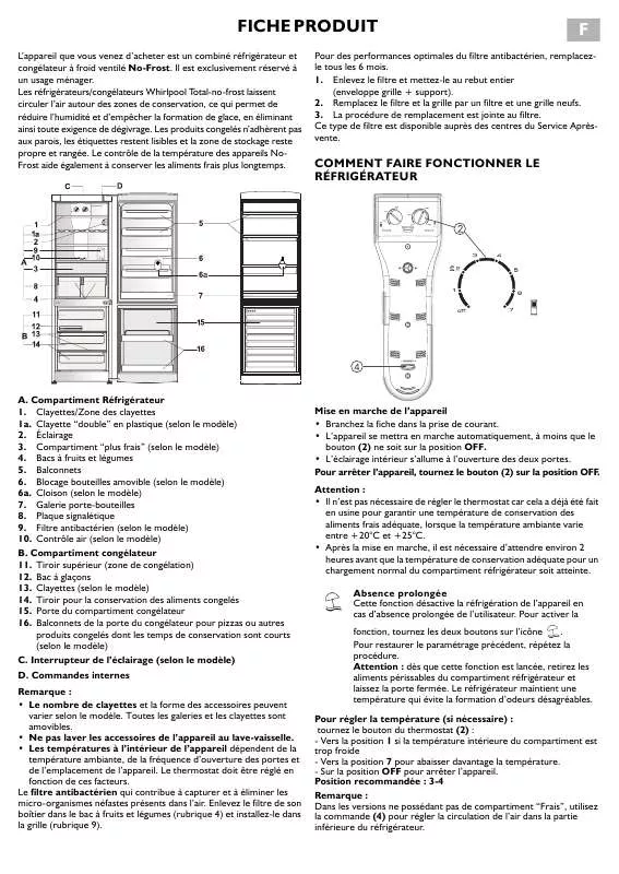 Mode d'emploi WHIRLPOOL ARC 7518 IS