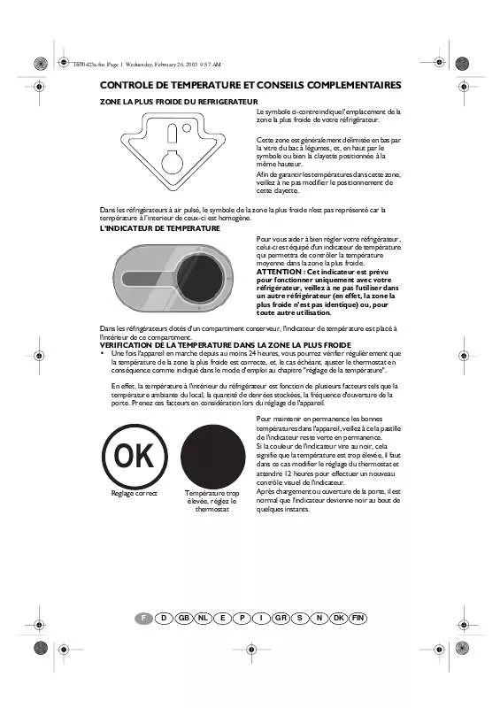 Mode d'emploi WHIRLPOOL ARC 7810