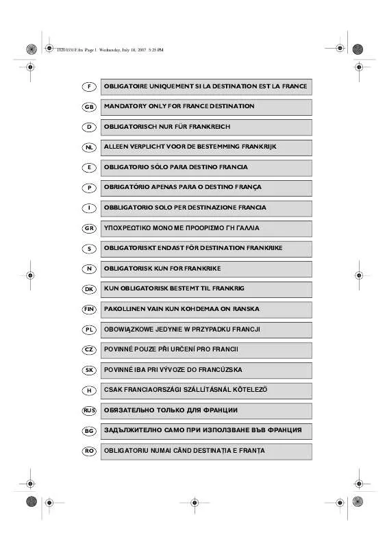 Mode d'emploi WHIRLPOOL ARG 734/A