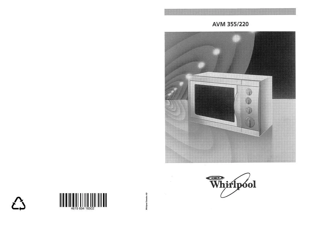 Mode d'emploi WHIRLPOOL AVM 220 WP WH