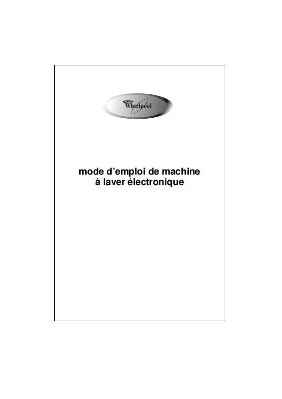 Mode d'emploi WHIRLPOOL AWG 6081/M6