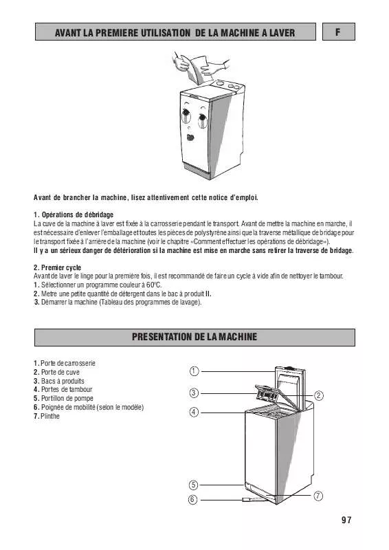 Mode d'emploi WHIRLPOOL AWG 671/WP