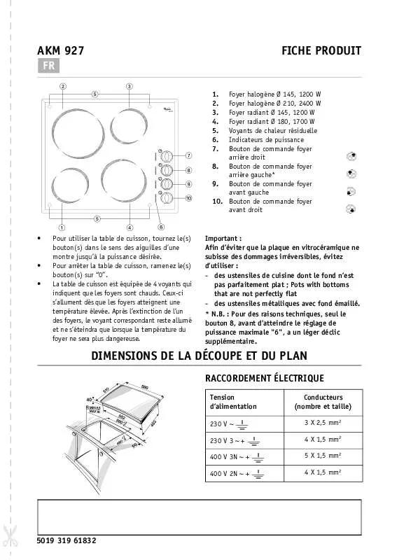 Mode d'emploi WHIRLPOOL AWM 5063/A