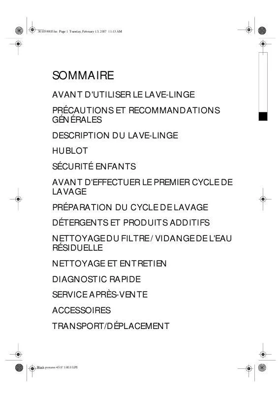 Mode d'emploi WHIRLPOOL AWM 5612 WP