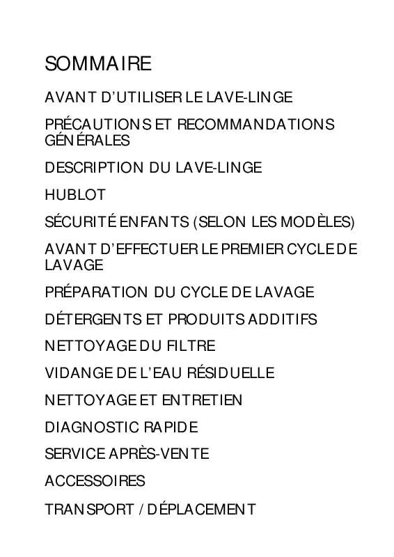 Mode d'emploi WHIRLPOOL AWO/D 5505 W