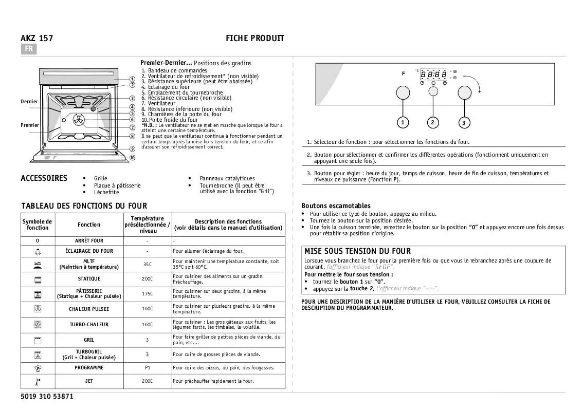 Mode d'emploi WHIRLPOOL AWO/D 7710 WP