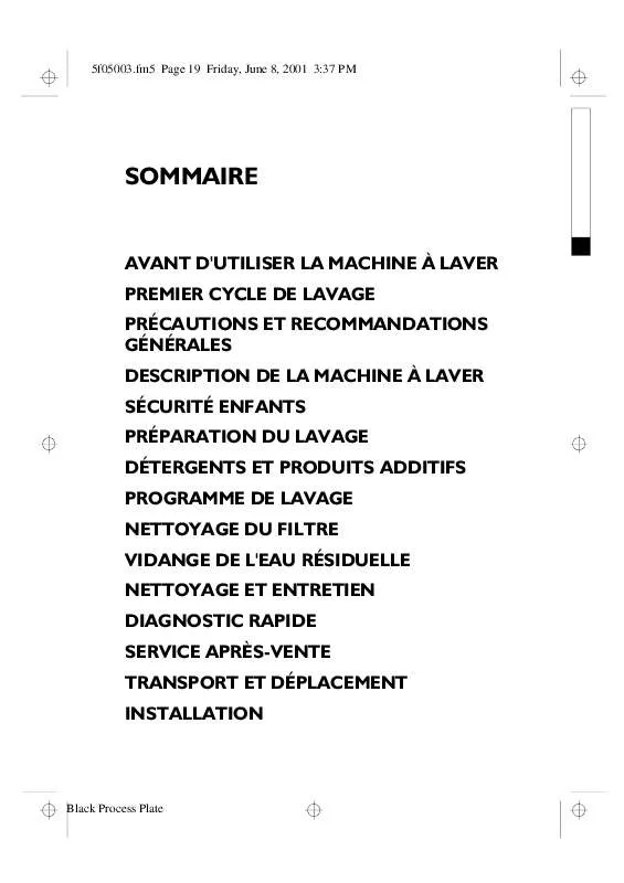 Mode d'emploi WHIRLPOOL AWP 068/2