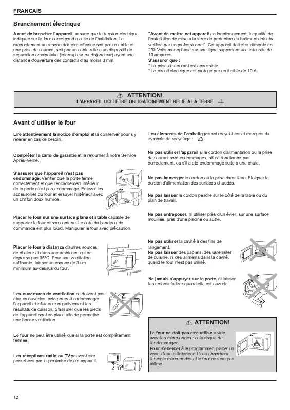 Mode d'emploi WHIRLPOOL AWT 2070/1