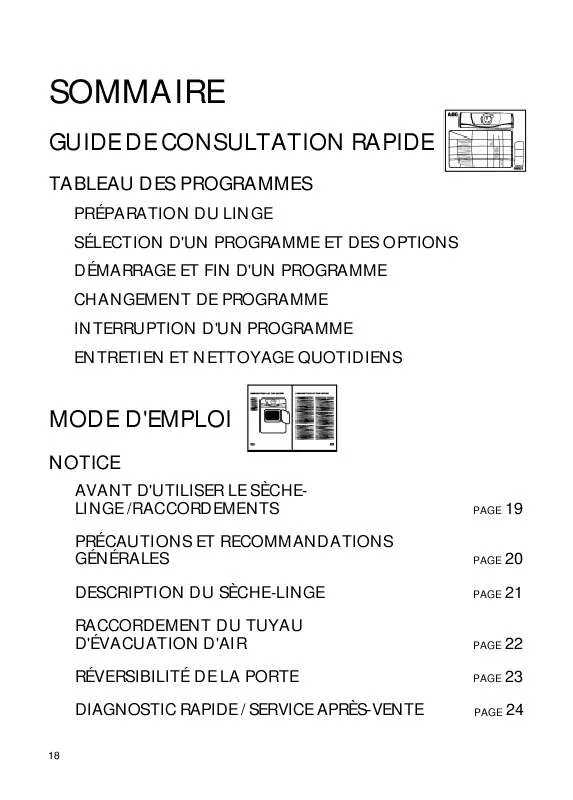 Mode d'emploi WHIRLPOOL AWZ 460 WP