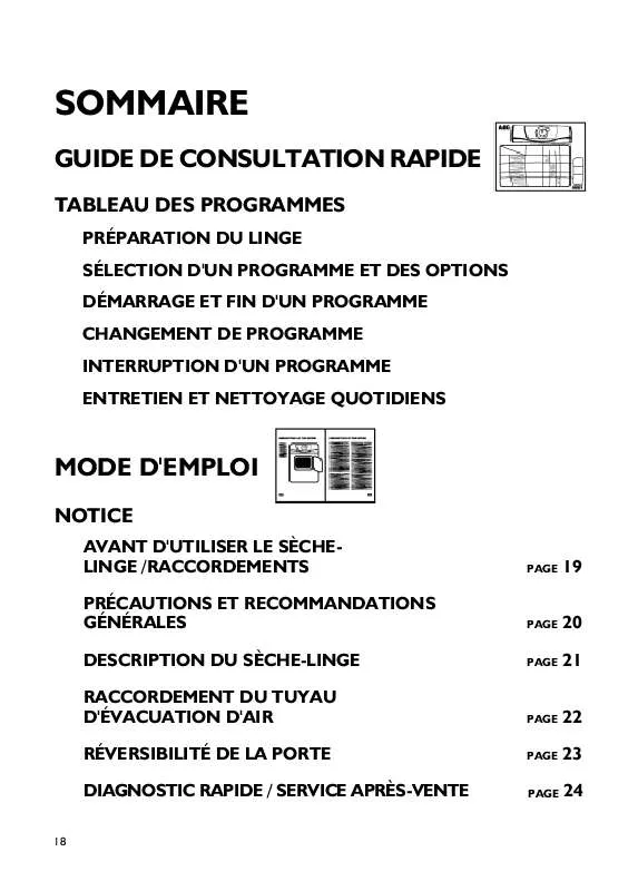 Mode d'emploi WHIRLPOOL AWZ EXPERT AO/2