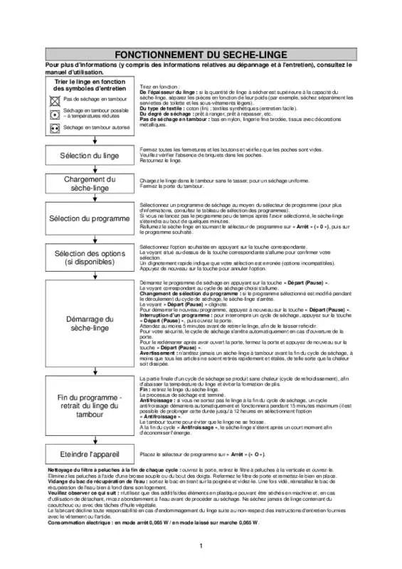 Mode d'emploi WHIRLPOOL AZB8220