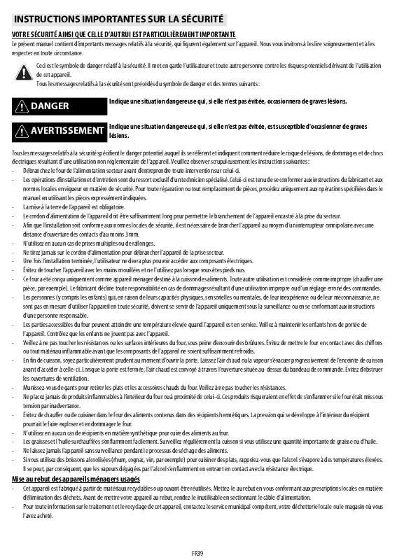 Mode d'emploi WHIRLPOOL BLTM 9100/PT