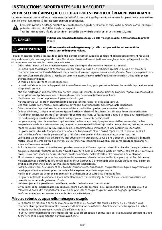 Mode d'emploi WHIRLPOOL BLV 8210/ES