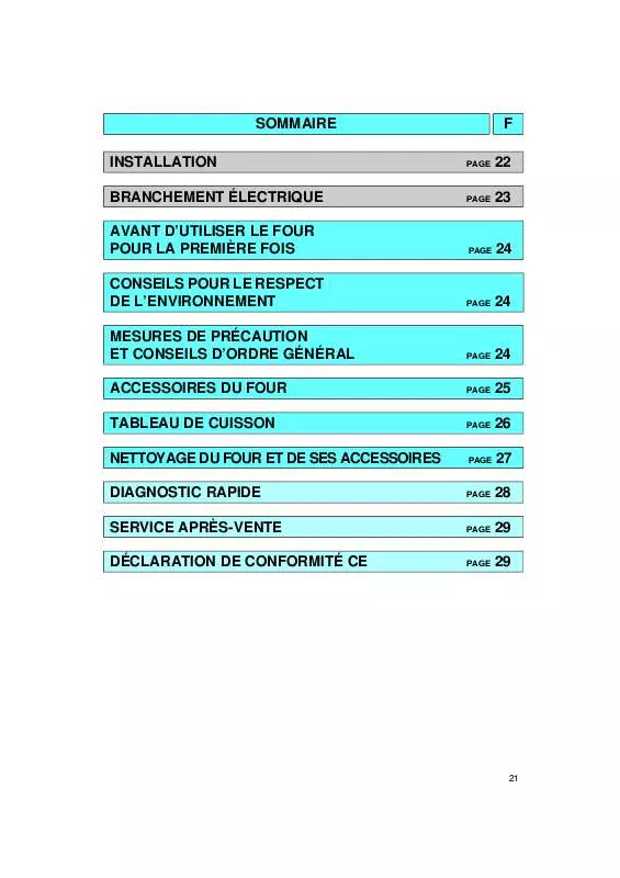 Mode d'emploi WHIRLPOOL BSN 3000/01