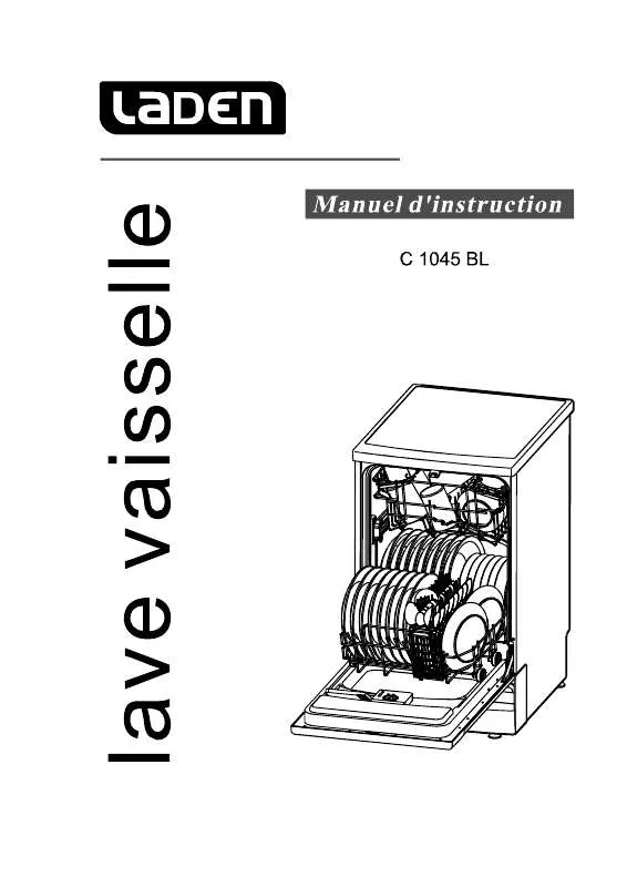 Mode d'emploi WHIRLPOOL C 1045 BL