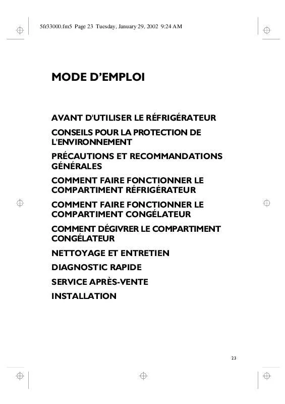 Mode d'emploi WHIRLPOOL CBAE 374/M