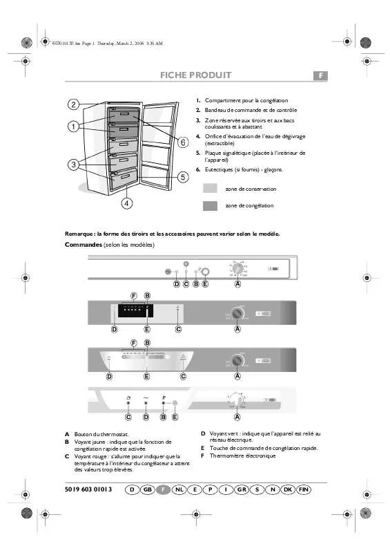 Mode d'emploi WHIRLPOOL CVB S65