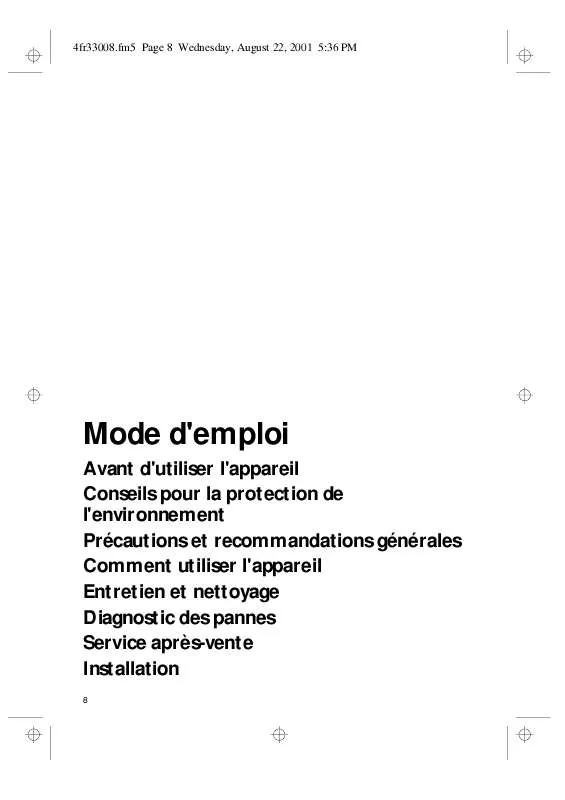 Mode d'emploi WHIRLPOOL DLHI 5360 IN