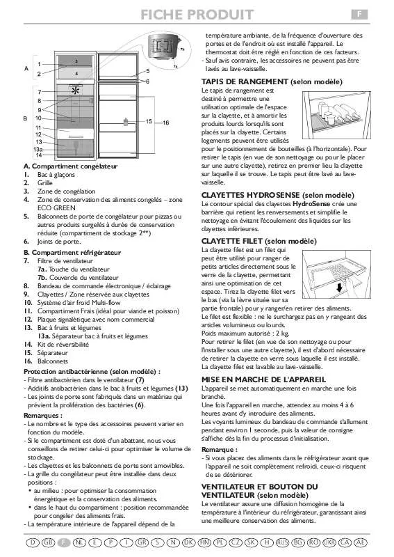 Mode d'emploi WHIRLPOOL DPA 42 V IS