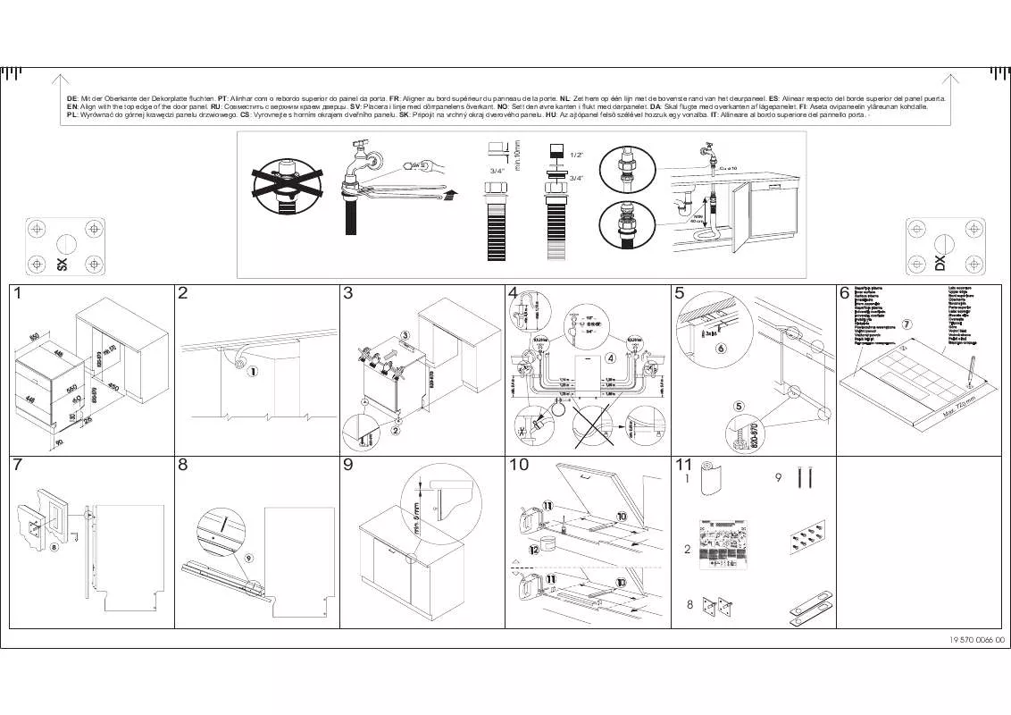 Mode d'emploi WHIRLPOOL DWF 407 W