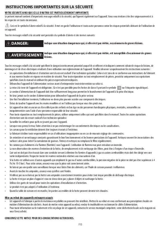 Mode d'emploi WHIRLPOOL DWGR 9780 ES