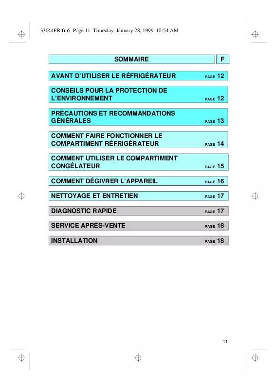 Mode d'emploi WHIRLPOOL EKD 240-LH