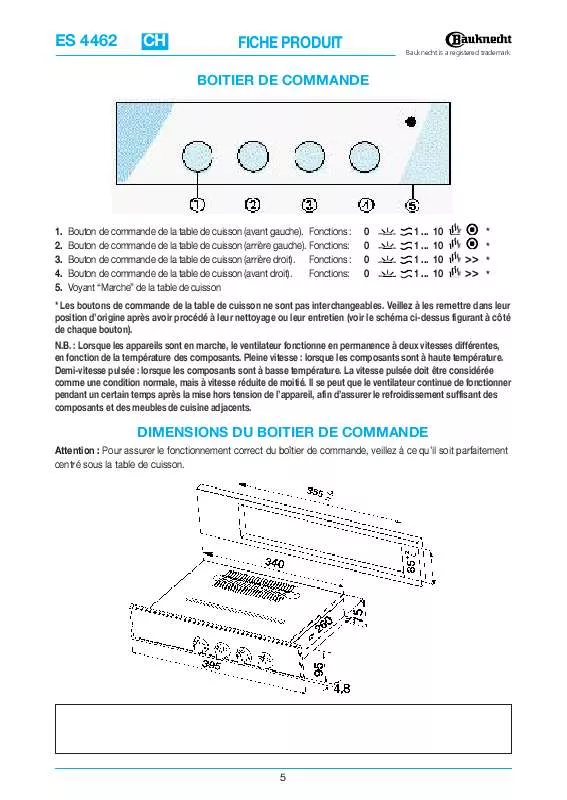 Mode d'emploi WHIRLPOOL ES 4462 IN-1