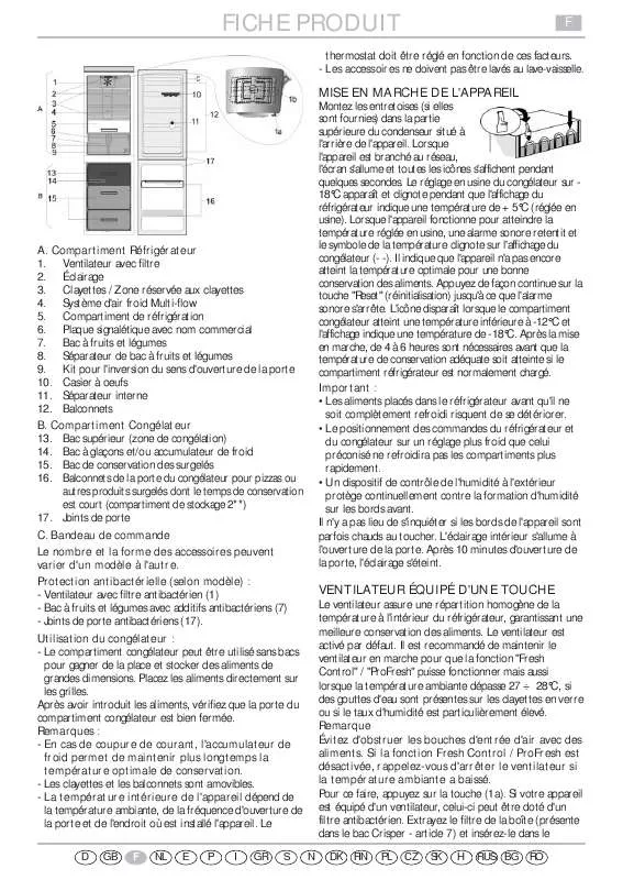 Mode d'emploi WHIRLPOOL ESN 5460 IN