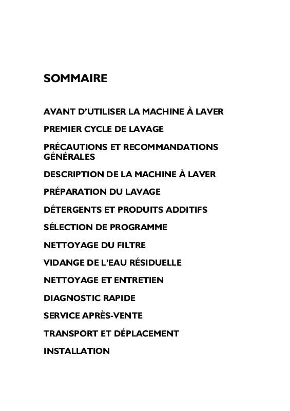 Mode d'emploi WHIRLPOOL EV 1050