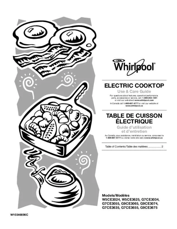 Mode d'emploi WHIRLPOOL G7CE3635XS