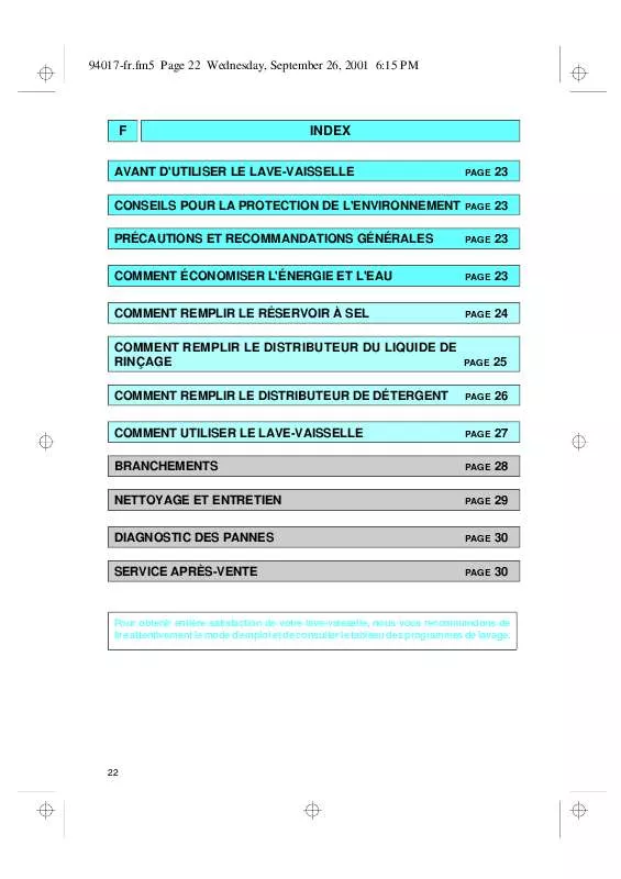 Mode d'emploi WHIRLPOOL GSF 4064 WS