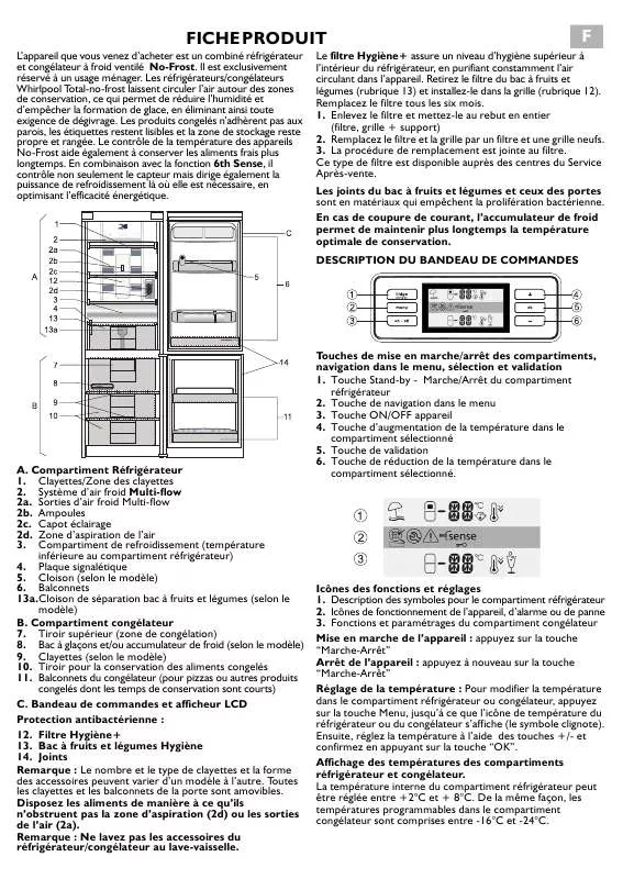 Mode d'emploi WHIRLPOOL GSIK 6622 IN BK