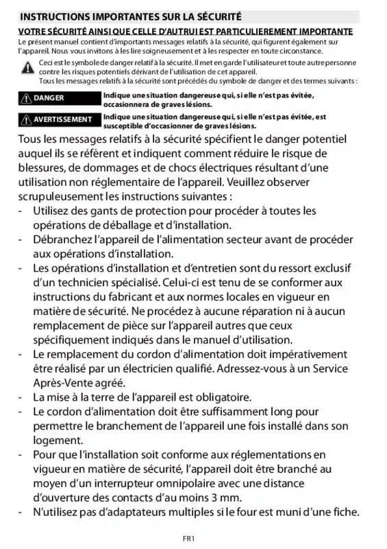 Mode d'emploi WHIRLPOOL IFW4841CWH