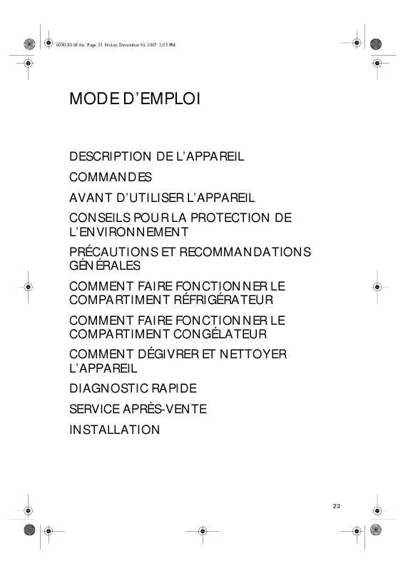 Mode d'emploi WHIRLPOOL KD60122BUU/A03