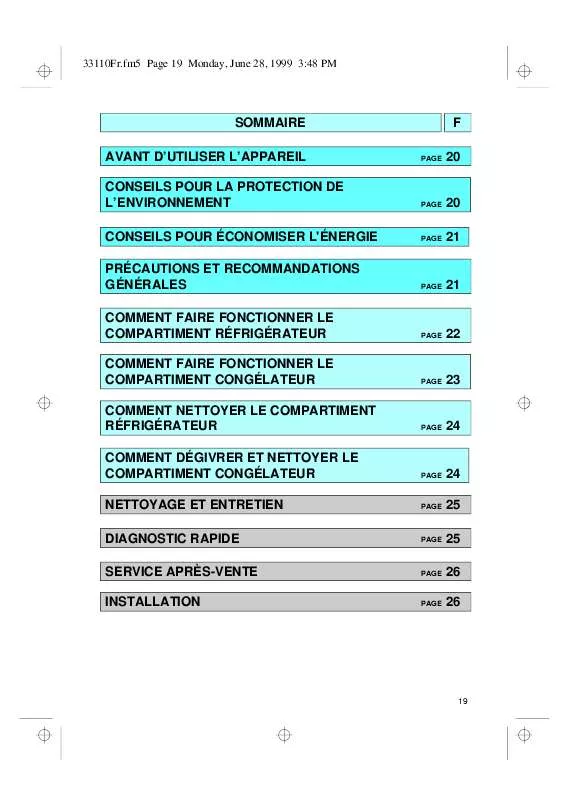 Mode d'emploi WHIRLPOOL KDA 3710/IN/LH